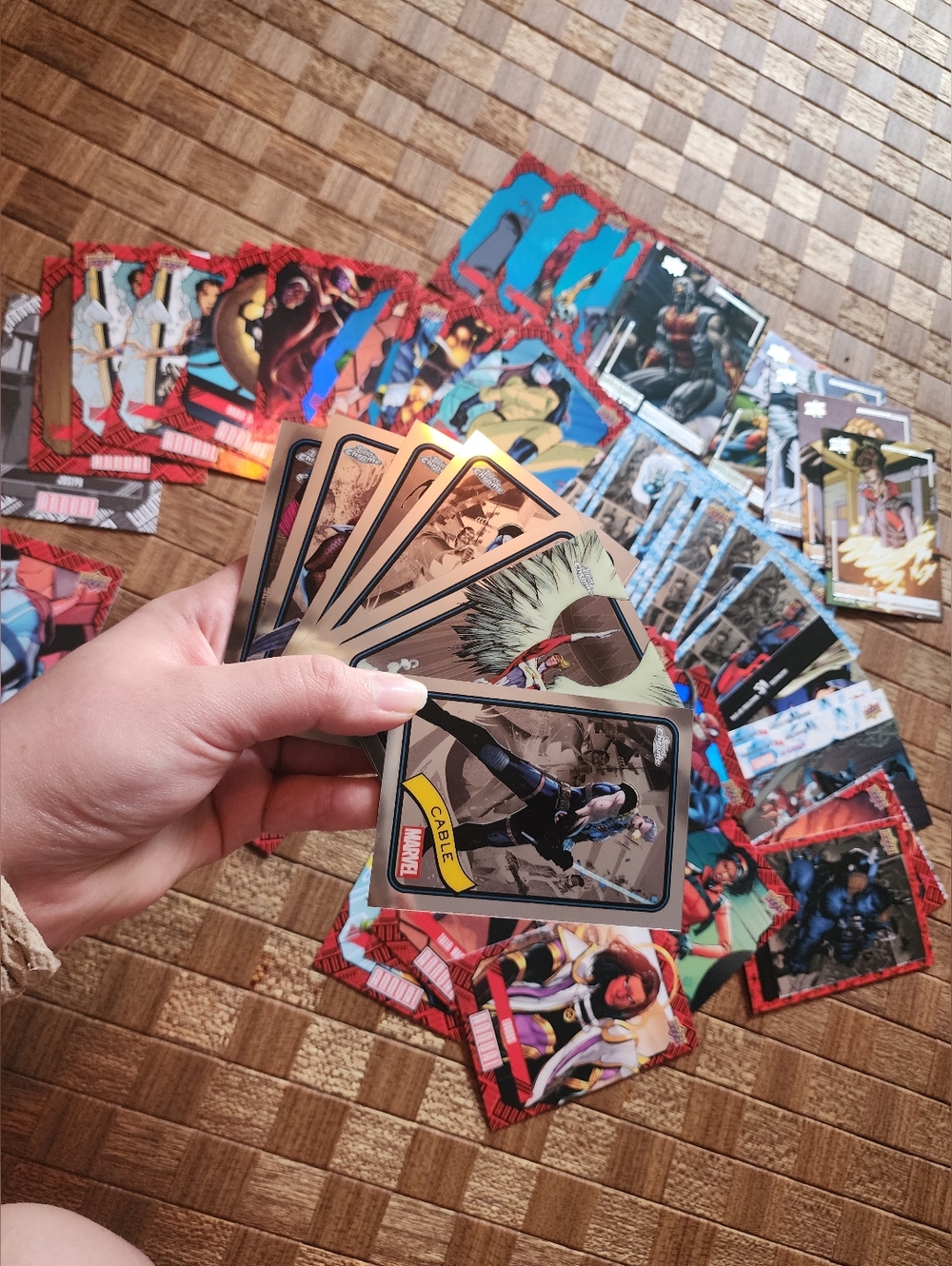 61 Marvel Trading Cards!